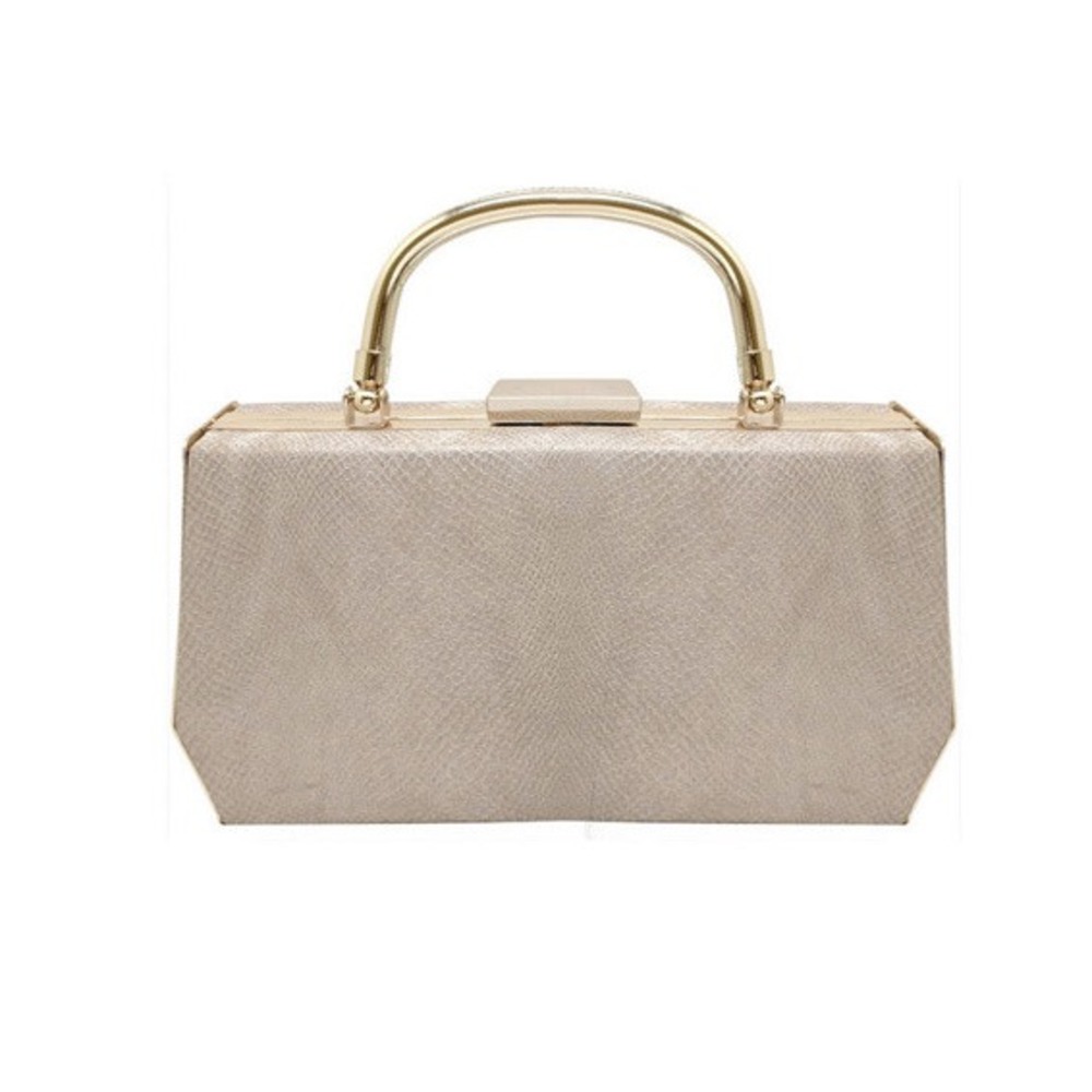 La Regale Aida Top Handle Clutch gold bag B000084